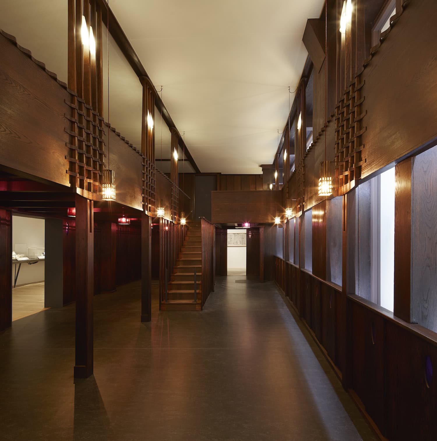 The Oak Room von Charles Rennie Mackintosh im V&A Museum in Dundee.