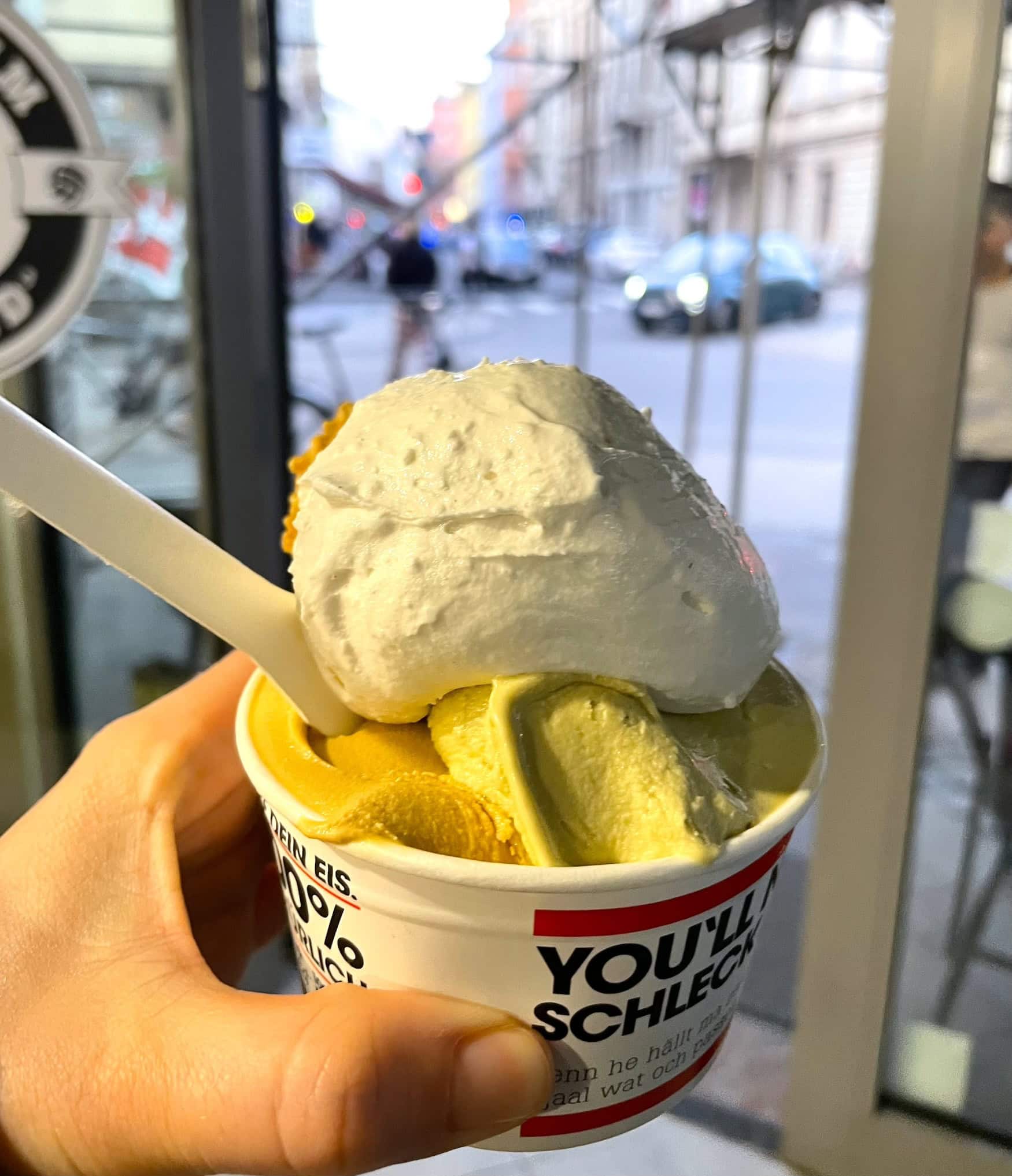 Eisdiele von Podolski: das Ice Cream United im Belgischen Viertel Köln