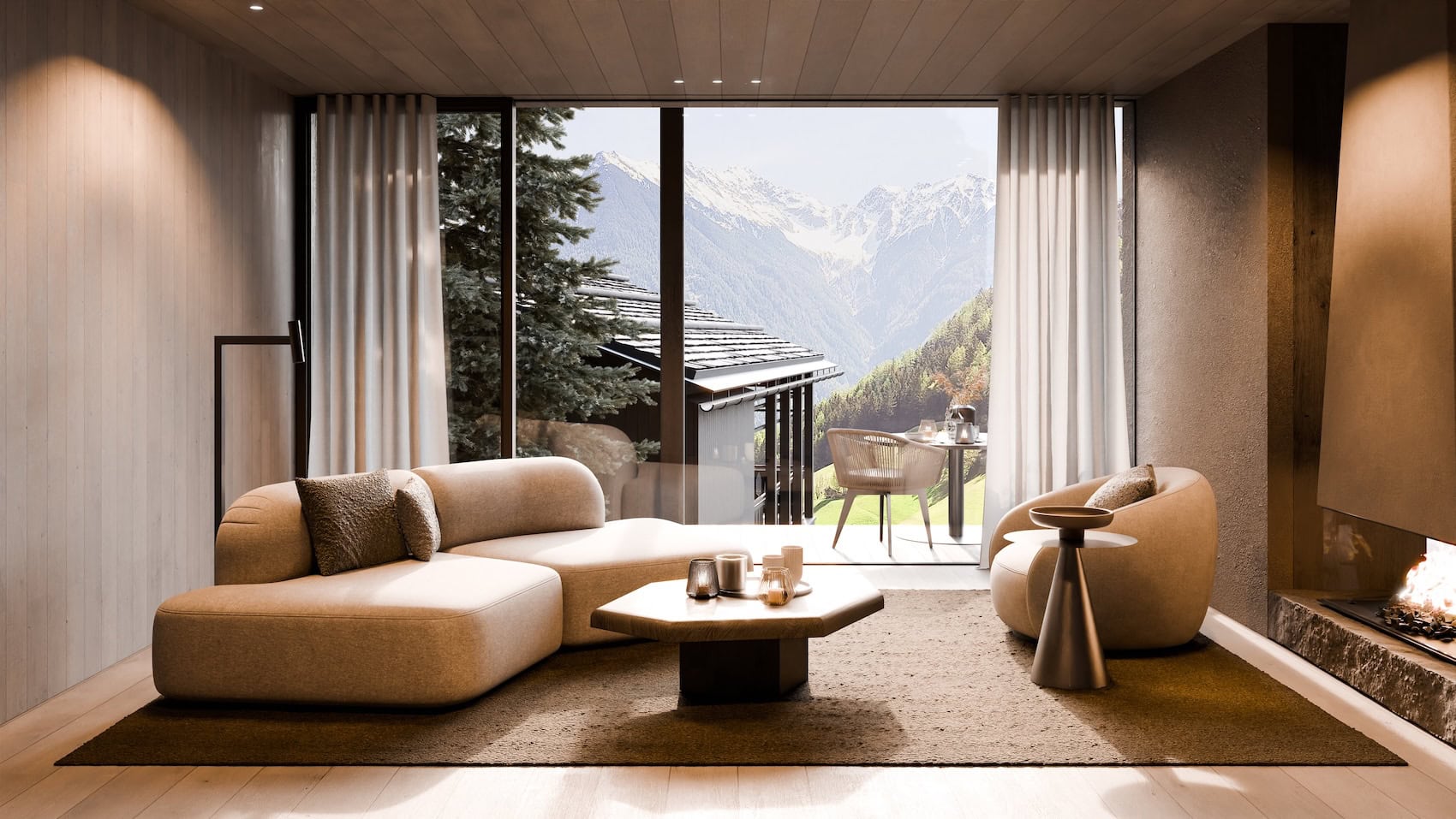 Amonti Chalets: Private Spa und Gourmetküche im Ahrntal