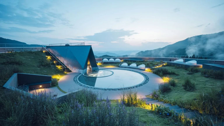 Baden wie im Vulkankrater: Das steckt hinter Japans neuem Designhotel