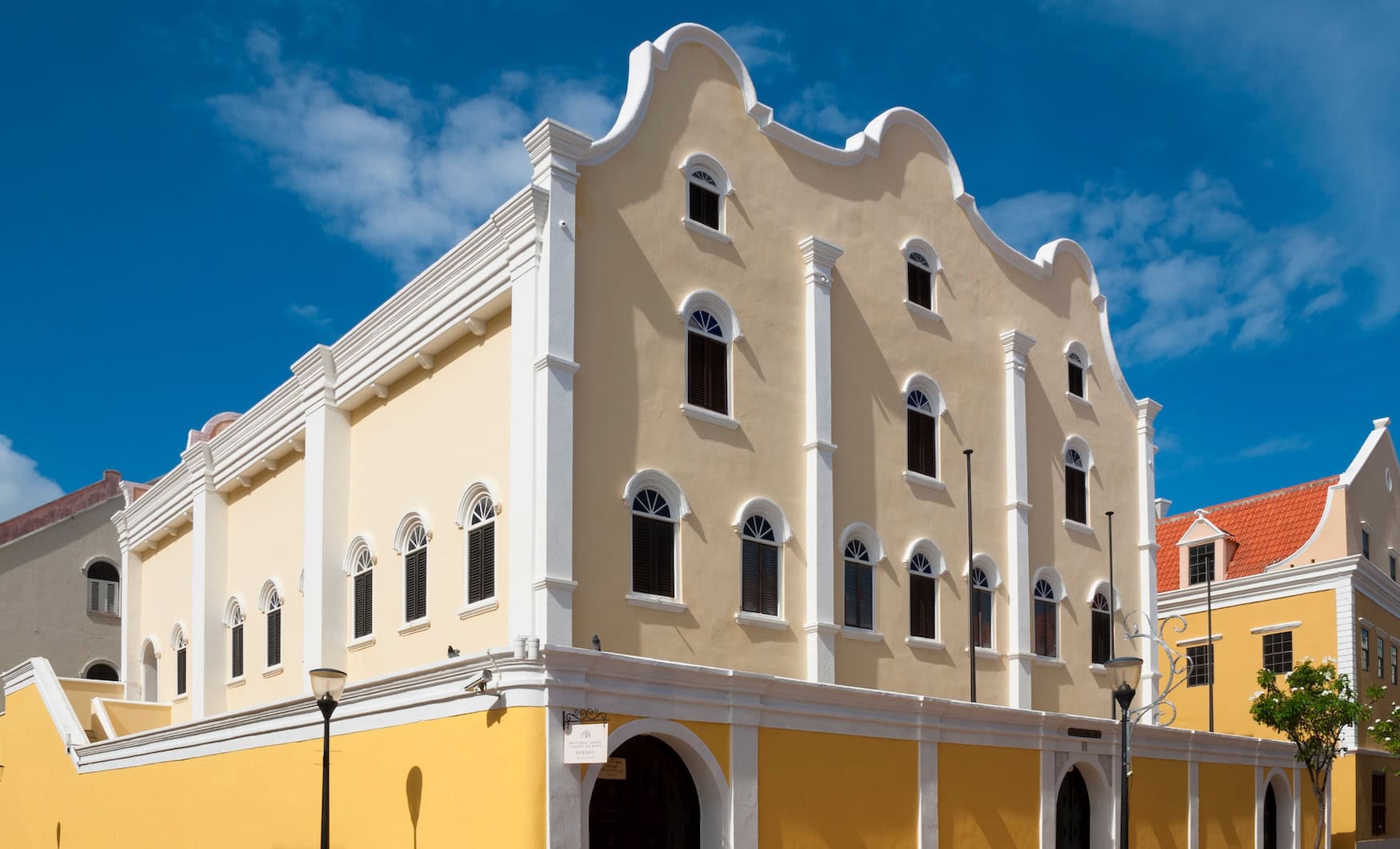 Die Synagoge Mikve Israel-Emanuel in Willemstad.