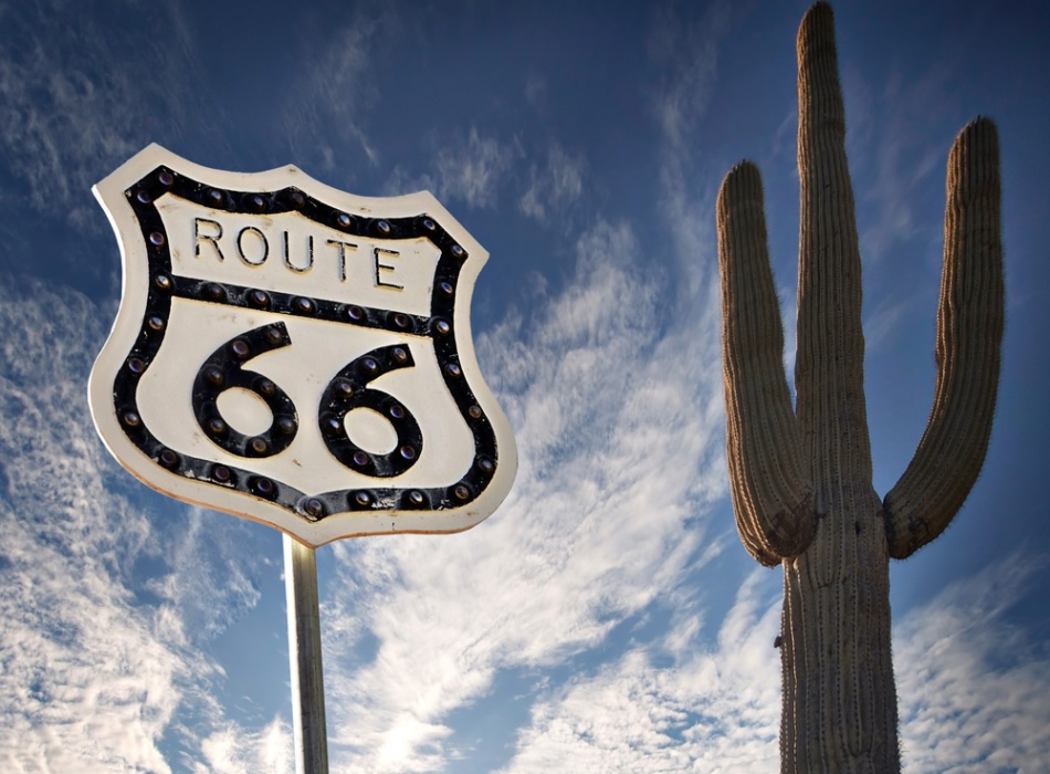 Unterwegs auf der Route 66 in Arizona reisen EXCLUSIV